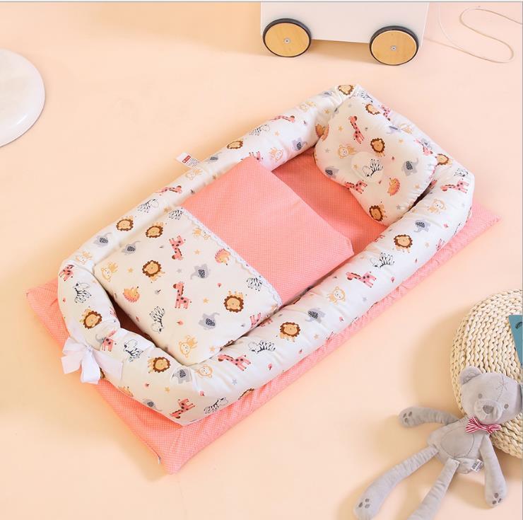 Crib Anti-pressure Newborn Foldable Portable Crib