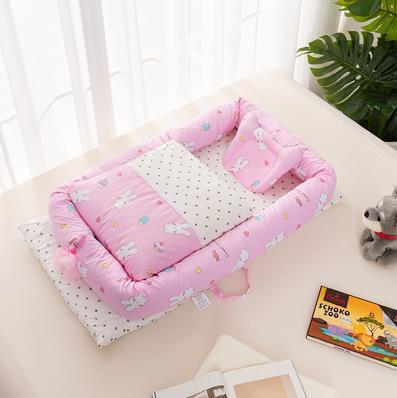 Crib Anti-pressure Newborn Foldable Portable Crib