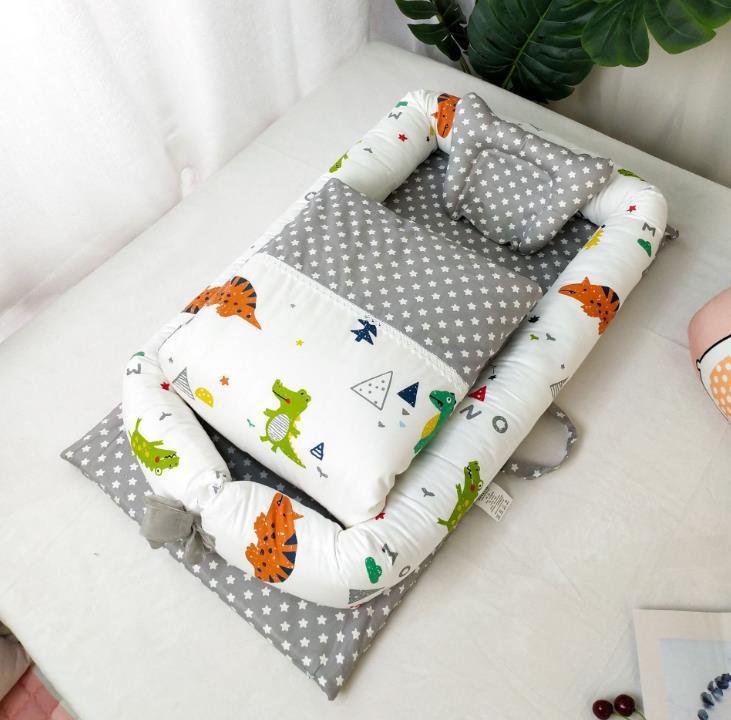 Crib Anti-pressure Newborn Foldable Portable Crib