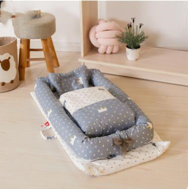 Crib Anti-pressure Newborn Foldable Portable Crib