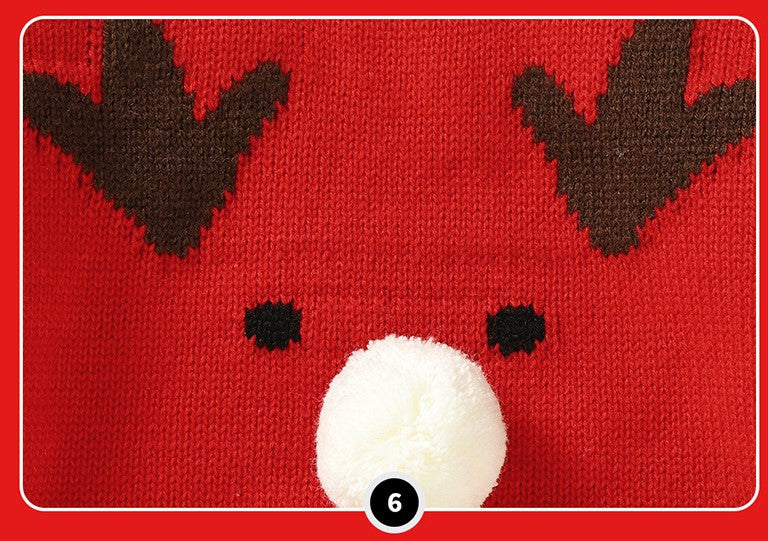 Baby Christmas Knitted Jumpsuit