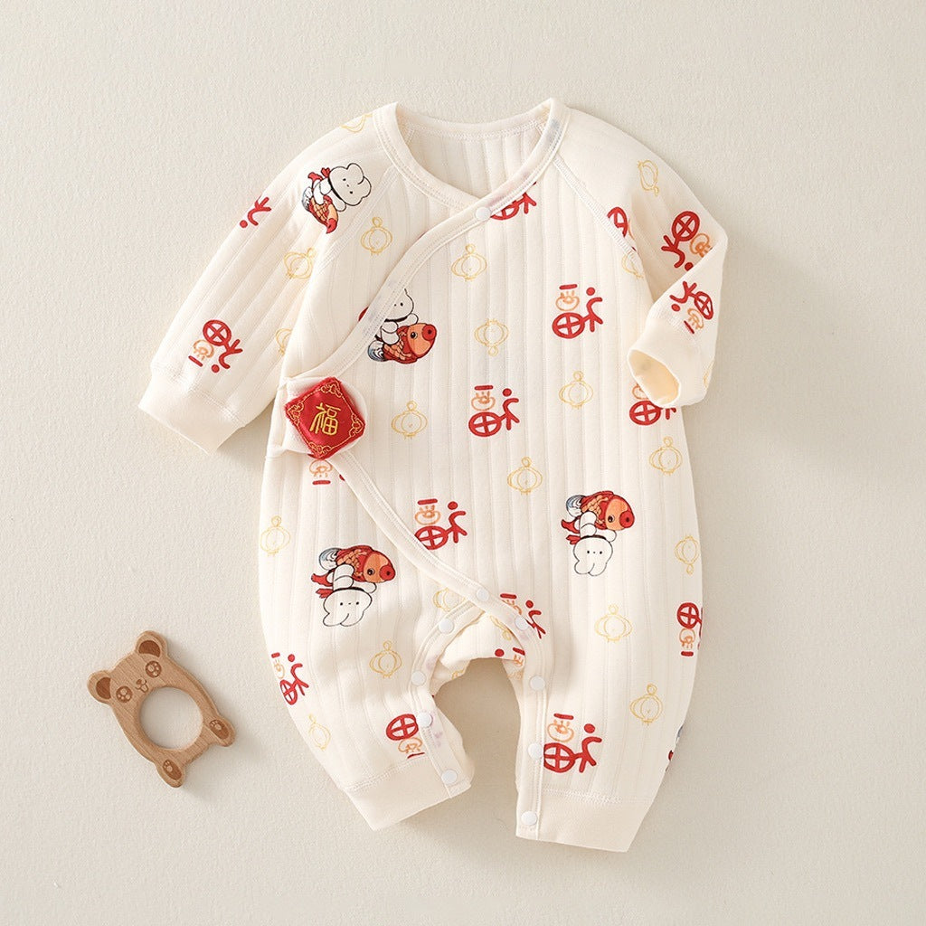Warm Quilted Newborn Clothes