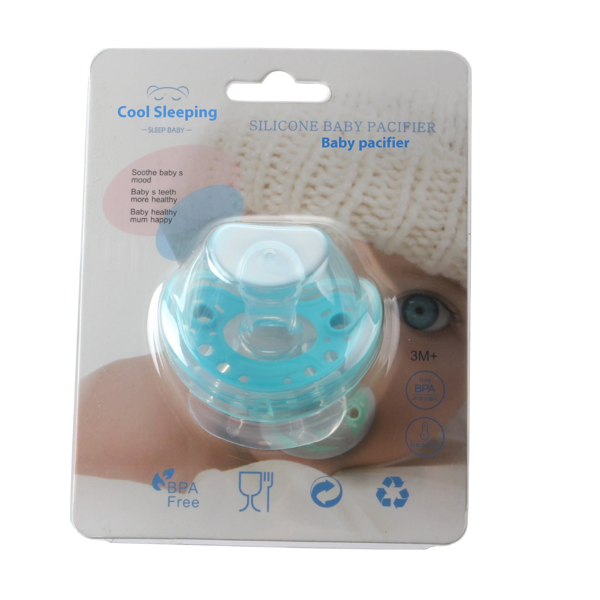 Full Silica Gel Baby Pacifier